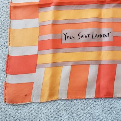Silk and Chiffon Scarves-RL, Yves St. Laurent, Eileen Fisher (PC-KD)