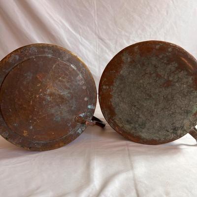 Copper Clad Handled Pots Plus Platters & Bowls (DR-RG)