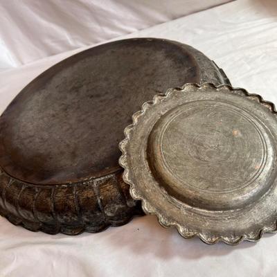 Copper Clad Handled Pots Plus Platters & Bowls (DR-RG)