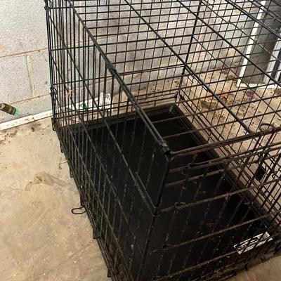 Two Metal Collapsible Dog Cages (BG-MG)