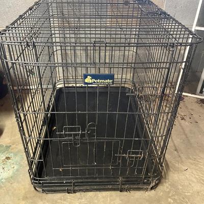 Two Metal Collapsible Dog Cages (BG-MG)