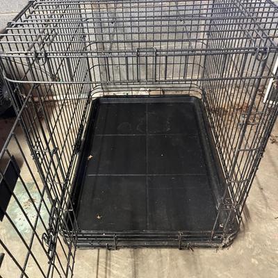 Two Metal Collapsible Dog Cages (BG-MG)
