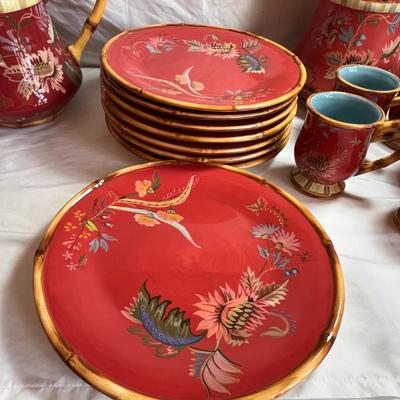 Tracy Porter ‘The Artesian Road Collection’ Hand Painted Dinnerware (DR-RG)