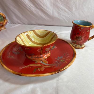 Tracy Porter ‘The Artesian Road Collection’ Hand Painted Dinnerware (DR-RG)
