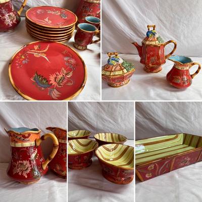 Tracy Porter ‘The Artesian Road Collection’ Hand Painted Dinnerware (DR-RG)