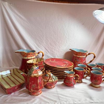 Tracy Porter ‘The Artesian Road Collection’ Hand Painted Dinnerware (DR-RG)