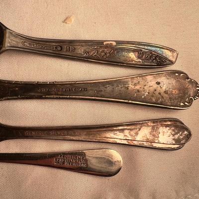 Large Assortment of Silver Flatware Inc. Sterling (DR-RG)