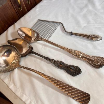 Large Assortment of Silver Flatware Inc. Sterling (DR-RG)