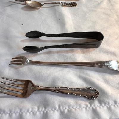 Large Assortment of Silver Flatware Inc. Sterling (DR-RG)
