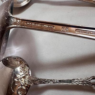 Large Assortment of Silver Flatware Inc. Sterling (DR-RG)