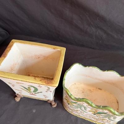 Botanical Inspired Ceramic Vases (P-RG)