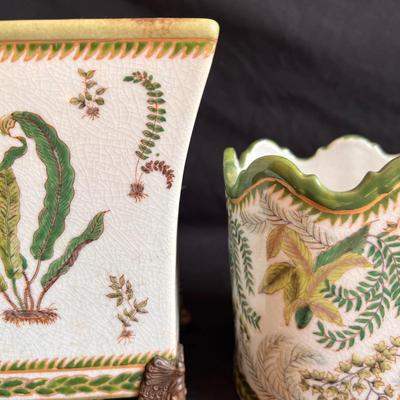 Botanical Inspired Ceramic Vases (P-RG)