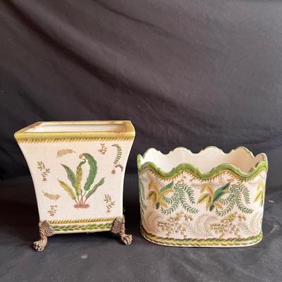 Botanical Inspired Ceramic Vases (P-RG)