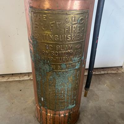 Two Buffalo Company Copper Fire Extinguishers (BS-MG)