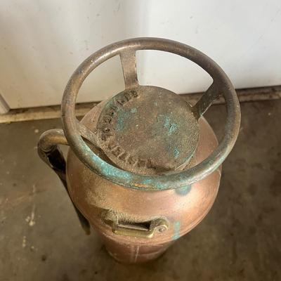 Two Buffalo Company Copper Fire Extinguishers (BS-MG)