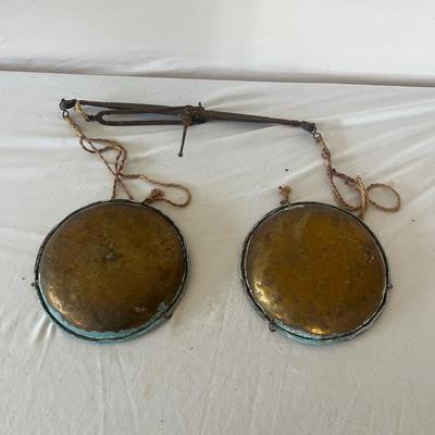 Abacus, Scale Weights & Brass Hanging Scale (BS-MG)