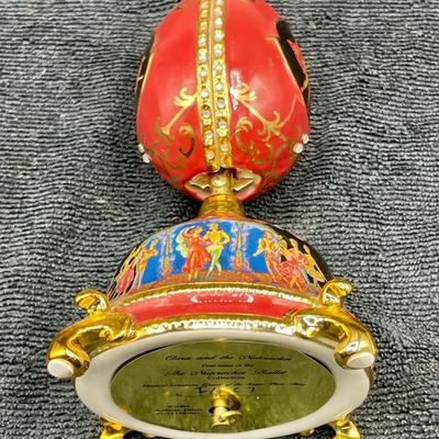 Clara And The Nutcracker Ballet Music Box Egg By Ardleigh Elliot