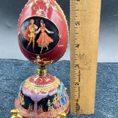 Clara And The Nutcracker Ballet Music Box Egg By Ardleigh Elliot