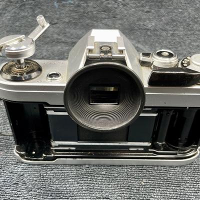 Vintage Canon AE-1 Program SLR Camera with 50mm Lens, Case and Neck Strap
