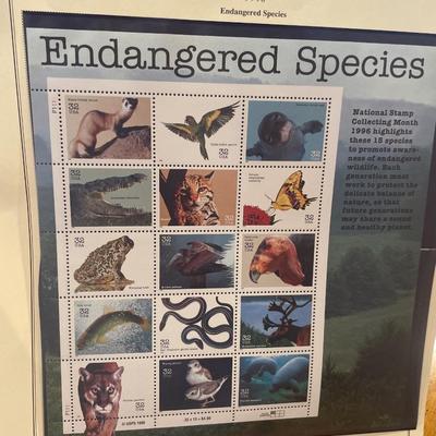 1996 Endangered Species Postage Stamps