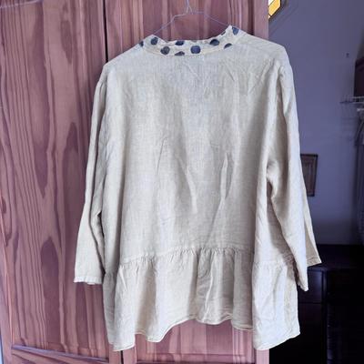 FLAX, Go Silk, Match Point and More Linen Tops - Women’s Sizes S-XL (PC-DZ)