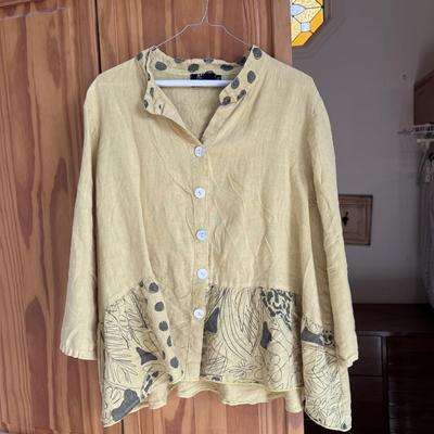 FLAX, Go Silk, Match Point and More Linen Tops - Women’s Sizes S-XL (PC-DZ)