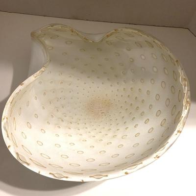 LARGE MURANO GLASS BOWL, MADE IN ITALY
