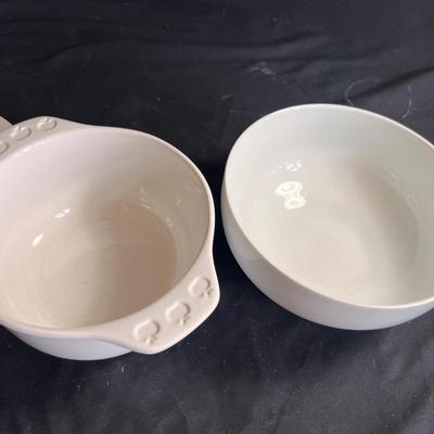 Chantal & More White Ceramic Serving/Cooking Ware (K-RG)