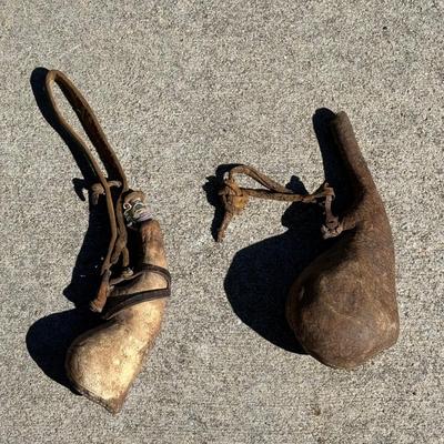 Antique Hmong Flintlock Rifle with Powder Horn & More (BS-MG)