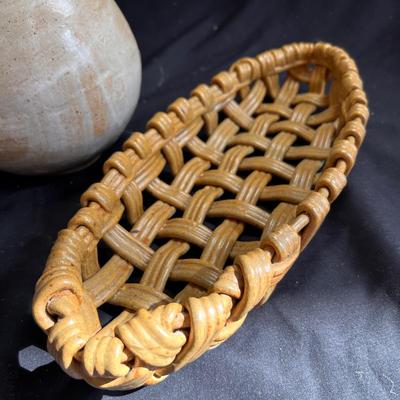 Folk Art Pottery Jug & More (K-RG)