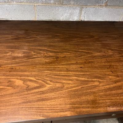 Five Dovetailed Drawer Wooden Desk (BS-MG)