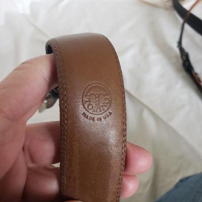 Men's Leather Belts &Hat-Trafalgar, Nocona, Ben Silver-Charleston, Saks 5th Avenue (PC-KD)