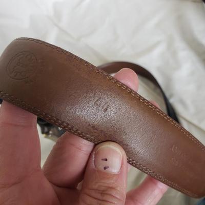 Men's Leather Belts &Hat-Trafalgar, Nocona, Ben Silver-Charleston, Saks 5th Avenue (PC-KD)