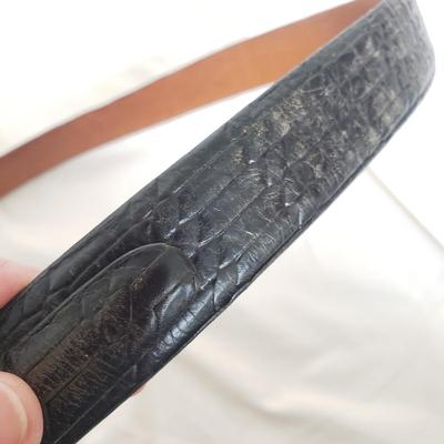 Men's Leather Belts &Hat-Trafalgar, Nocona, Ben Silver-Charleston, Saks 5th Avenue (PC-KD)