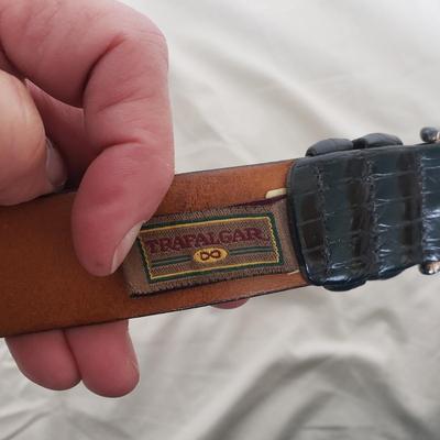 Men's Leather Belts &Hat-Trafalgar, Nocona, Ben Silver-Charleston, Saks 5th Avenue (PC-KD)