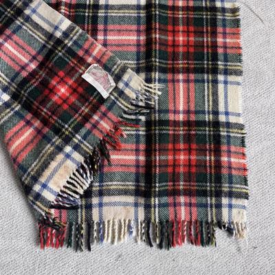 Carole Little Wool Coat and Italian Made Plaid Scarf (PC-DZ)