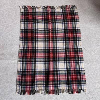 Carole Little Wool Coat and Italian Made Plaid Scarf (PC-DZ)