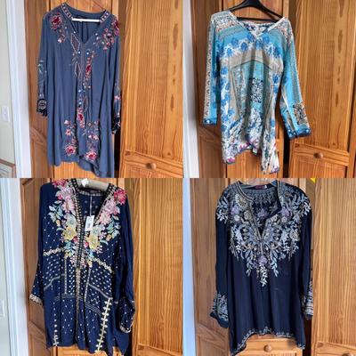 Collection of Johnny Was Women’s Blouses - Size XL (PC-DZ)