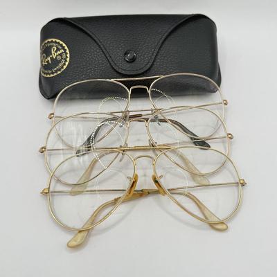 LOT 177J: Vintage Aviator Glasses: Ray Ban & More