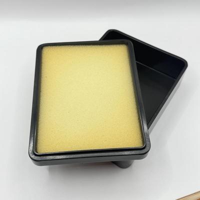 LOT 178J: Japanese Paper Fan & Fan Motif Trinket Box