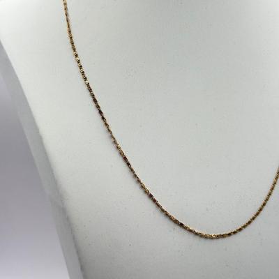 LOT 185J: Italy 14kt Gold 16” Chain (2.4g)