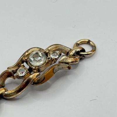 LOT 186J: Vintage Gold Tone Costume Jewelry: Trifari, Coro, Corocraft & More