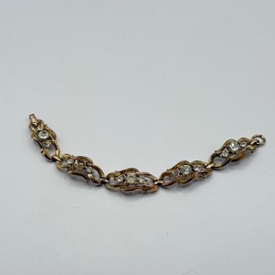 LOT 186J: Vintage Gold Tone Costume Jewelry: Trifari, Coro, Corocraft & More