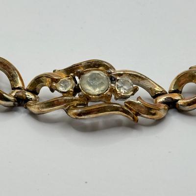 LOT 186J: Vintage Gold Tone Costume Jewelry: Trifari, Coro, Corocraft & More