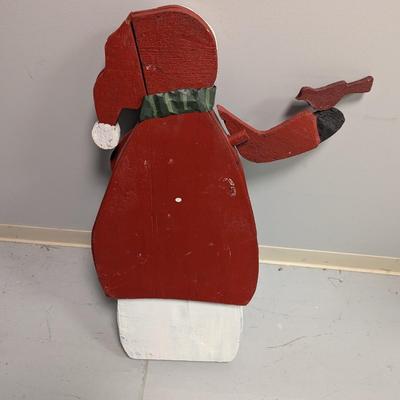 38" Tall Wooden Christmas Snowman