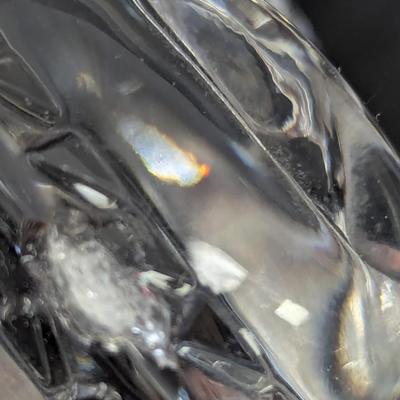 Steuben Horse & Dragon Hand Cooler Paperweight Marked Crystal Glass