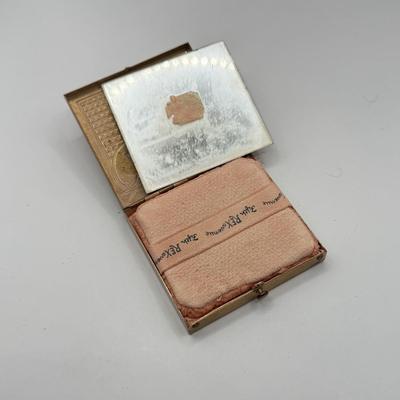 LOT 191J: Vintage Gold Tone Compacts