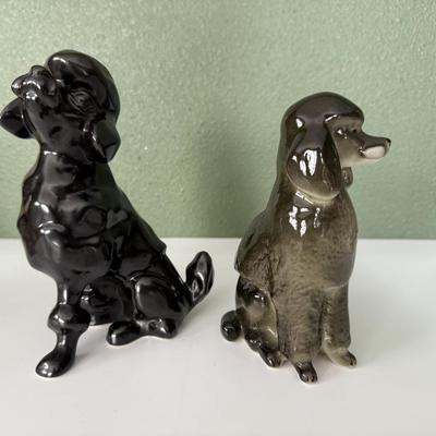 Vintage Ceramic Poodles made in Luxembourg