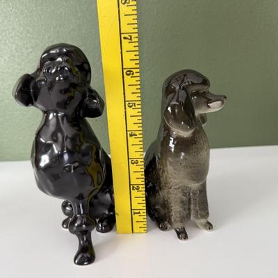 Vintage Ceramic Poodles made in Luxembourg