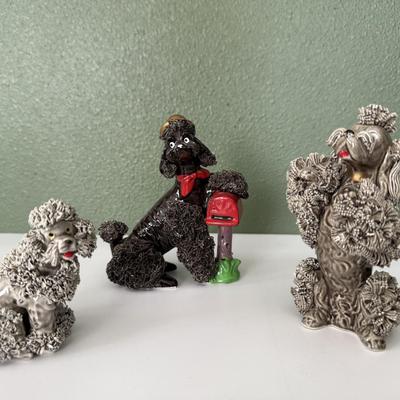 Vintage Ceramic Spaghetti Poodles